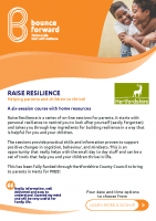 Bounce Forward – Raise Resilience – Hertfordshire Parents – Flyer 3