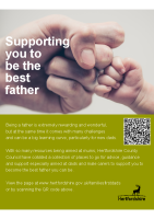 Families First Fathers Website Poster