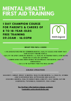 Parent Carer MHFA Training Nov 23