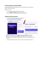 Parent guide to accessing TrackAble