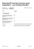 Sports Premium 24-25 Grant Submission Form