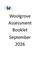 Woolgrove Assessment Booklet
