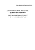 Woolgrove – Final Accounts 2025
