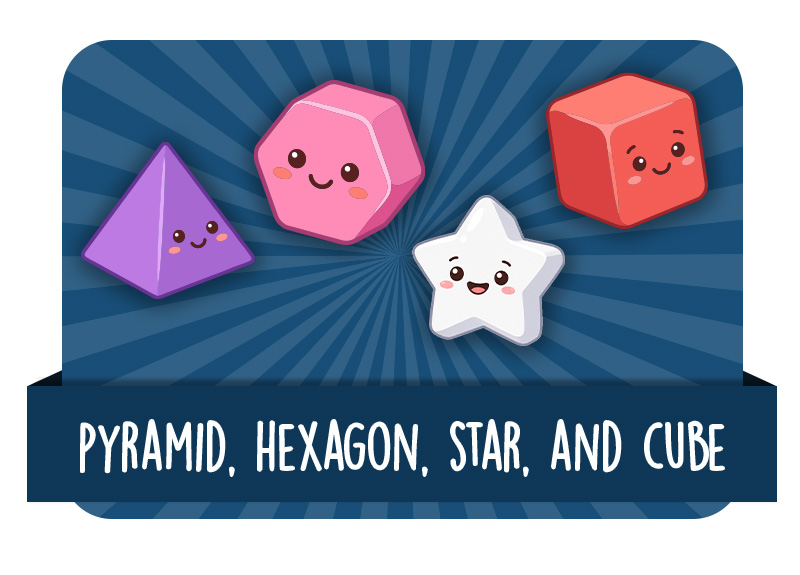 pyramid-hexagon-star-cube